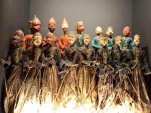 Set of Chinese puppets in the Museum of Marionettes in Lisbon