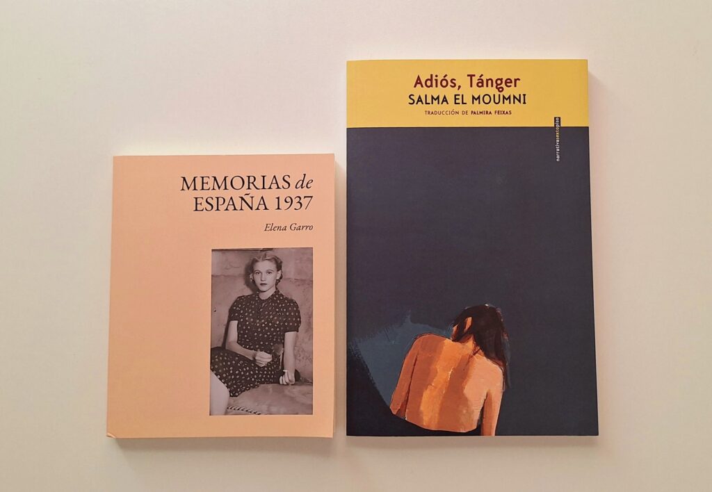 Two books in Spanish, one by Elena Garro and the other by Salma El Moumni